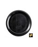 Set 25 plato presentacion Round negro pp Ø29cm