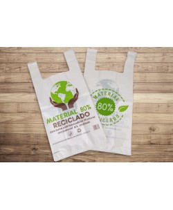 Pack Bolsa asa Reciclada Biodegradable