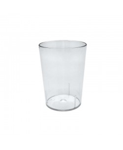 Caja 36 Vasos Agua Plástico de Policarbonato Reutilizables 250ml
