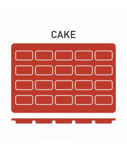 Molde Silicona 20 Figuras CAKE